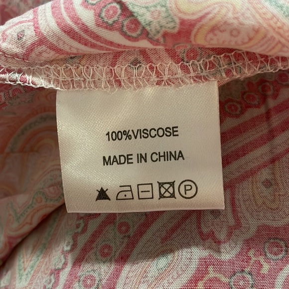 Melissa Odabash Barrie Wrap Maxi Dress in Paisley Blush SZ XS NWT - Picture 6 of 7